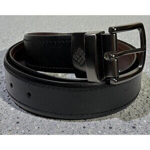 Columbia Men's Leather Belt - Black 1.25" Wide Size 38/95